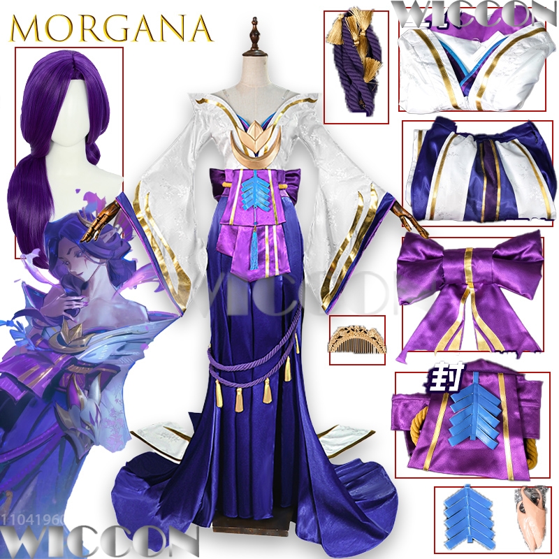 Ethnic Outfit - Spirit Blossom Morgana Cosplay Costume Anime