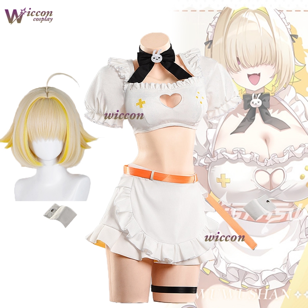 Ethnic Outfit - Sexy Maid Costume Halloween Cosplay Set