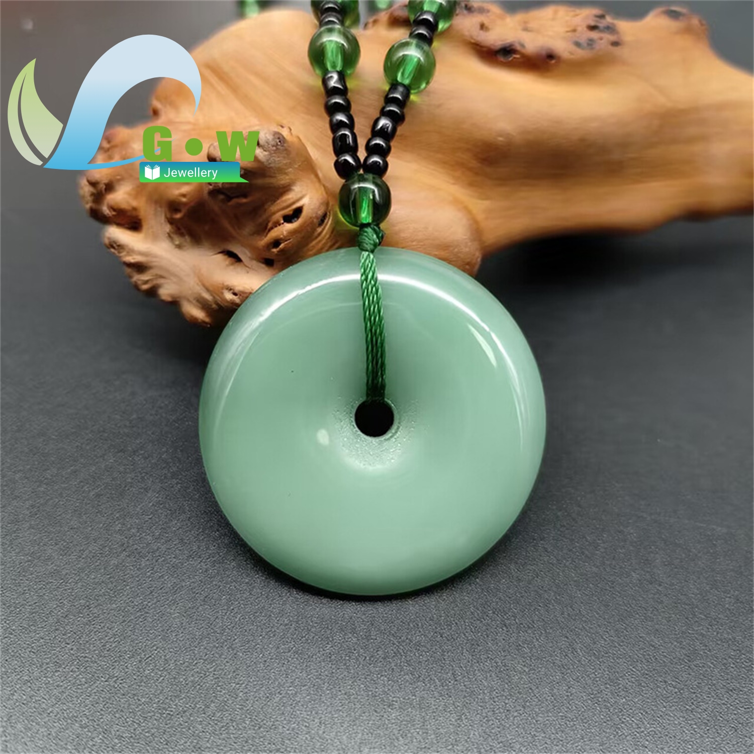 Large Jade Peace Pendant Neckl - Ethnic Fashion Store avis et prix