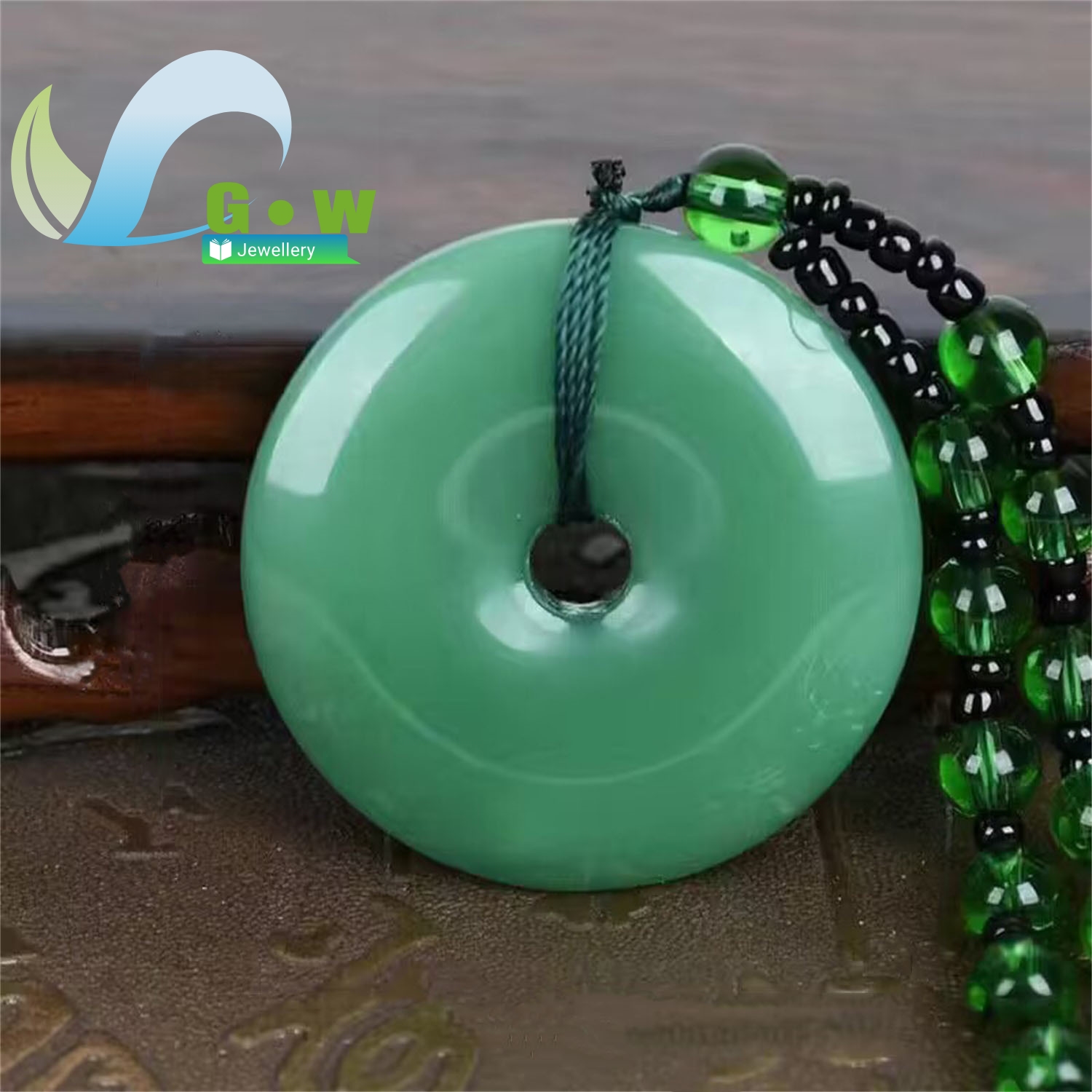 Large Jade Peace Pendant Neckl - Ethnic Fashion Store avis et prix
