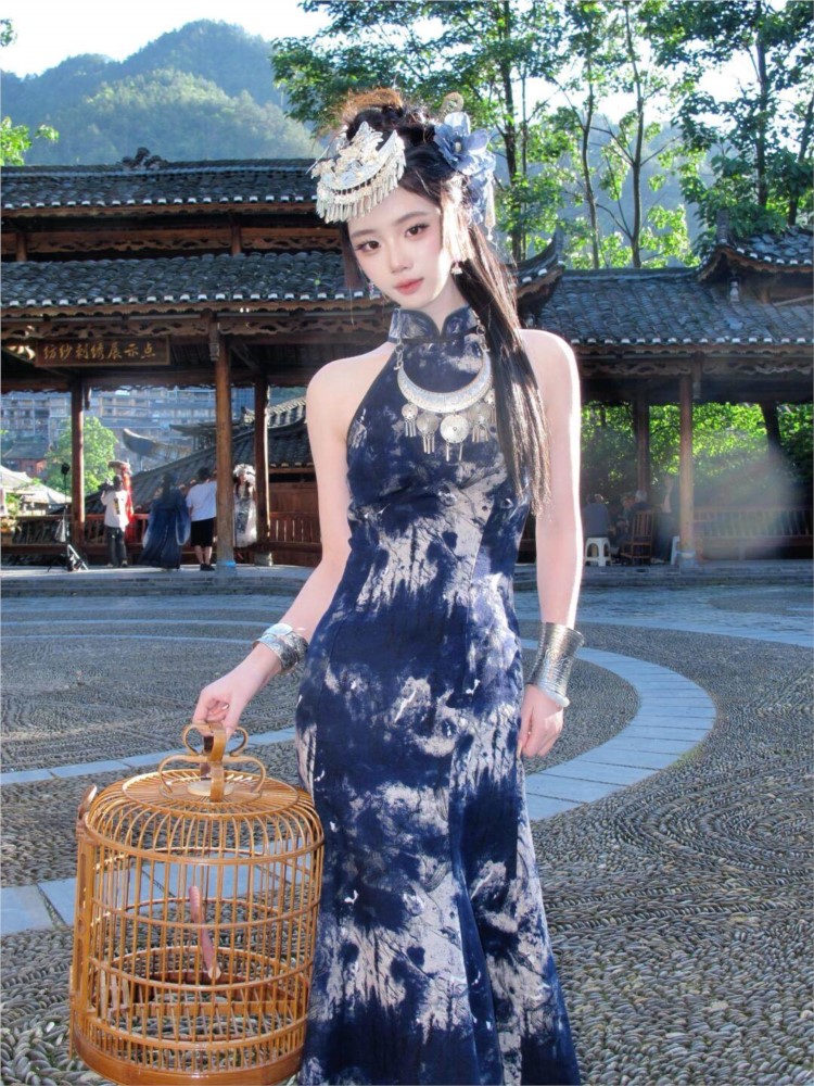 New batik dress cool women's w - Fashion Show Ethnic Wear avis et prix