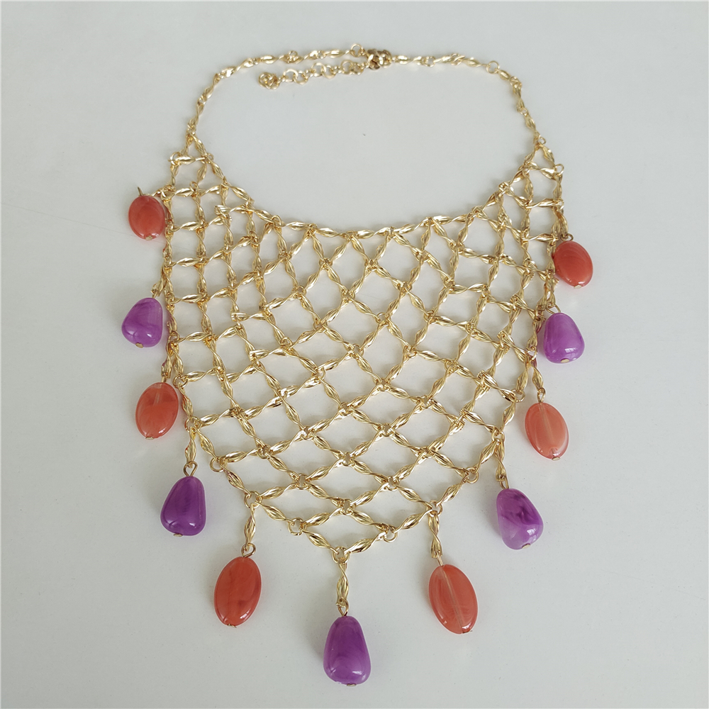 Trend Golden Metal Grid Large  - Indian Ethnic Fashion Trends 2025 avis et prix