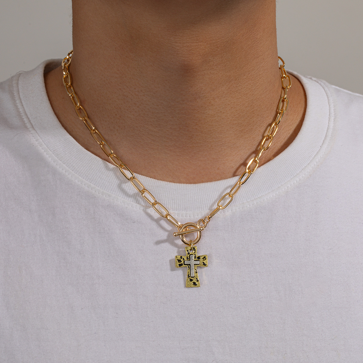 1 ethnic style two-color cross - Ethnic Wear Men'S Fashion avis et prix