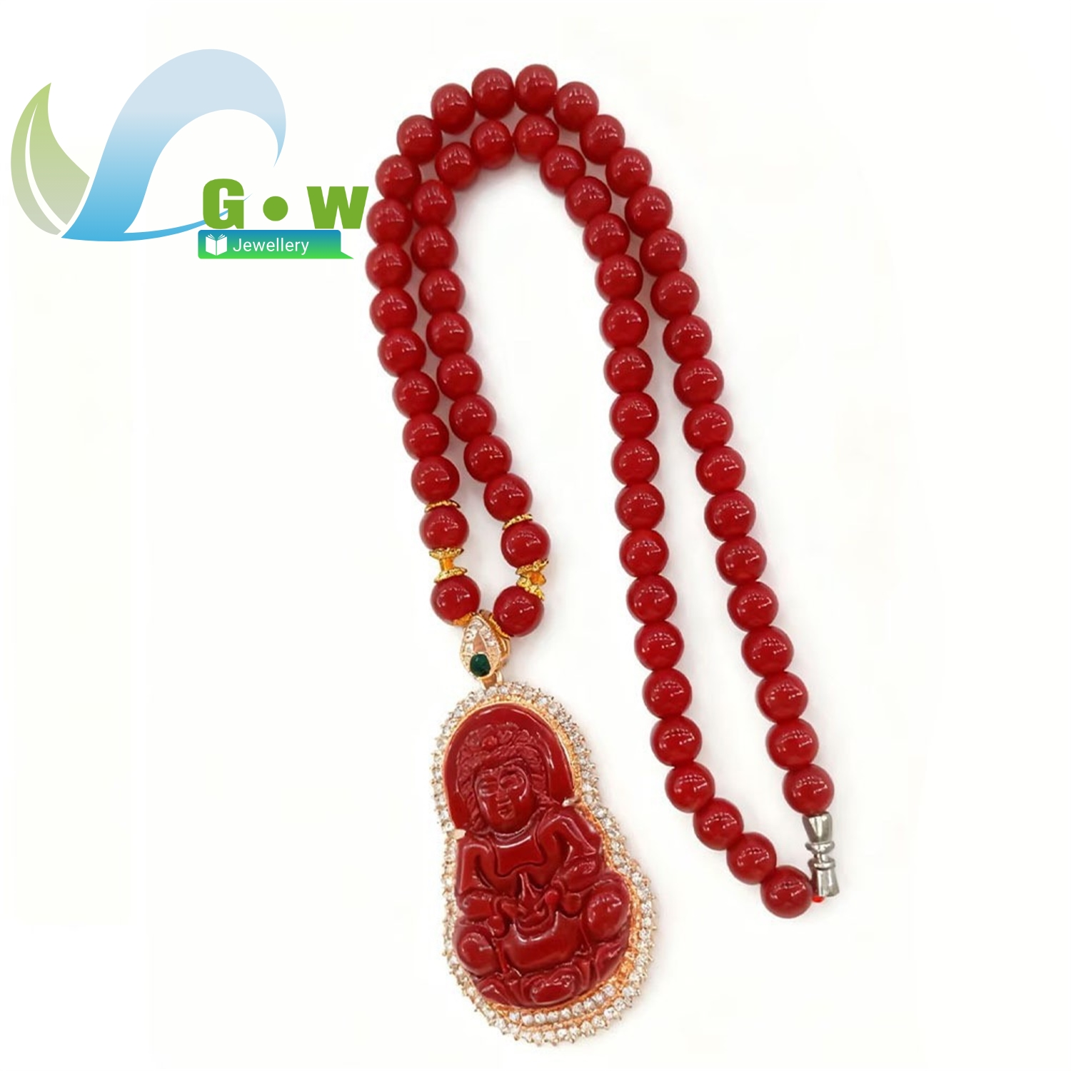 New Cinnabar Guanyin Buddha Pe - Ethnic Fashion Store avis et prix