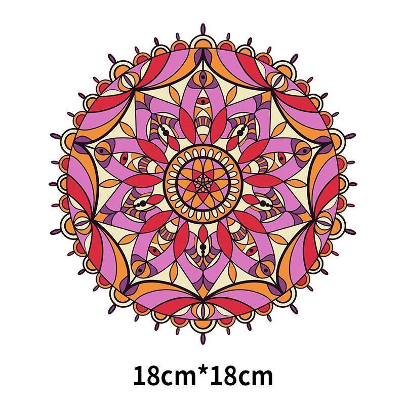 Iron On Patches Yoga Work Clot - Ethnic Fashion Logo avis et prix