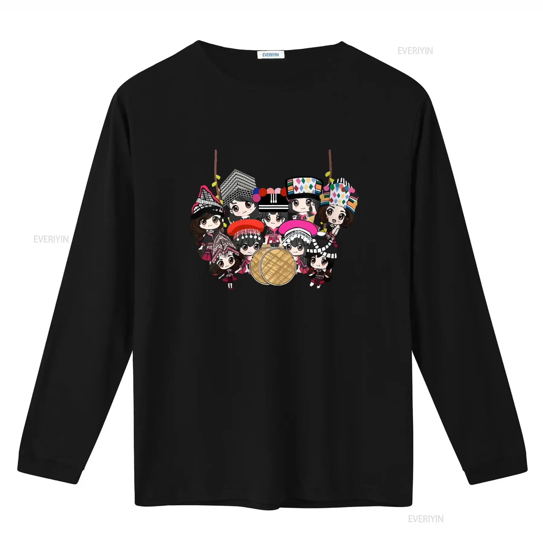 9 Hmong Girls Cartoon Print T  - Ethnic Wear Men'S Fashion avis et prix