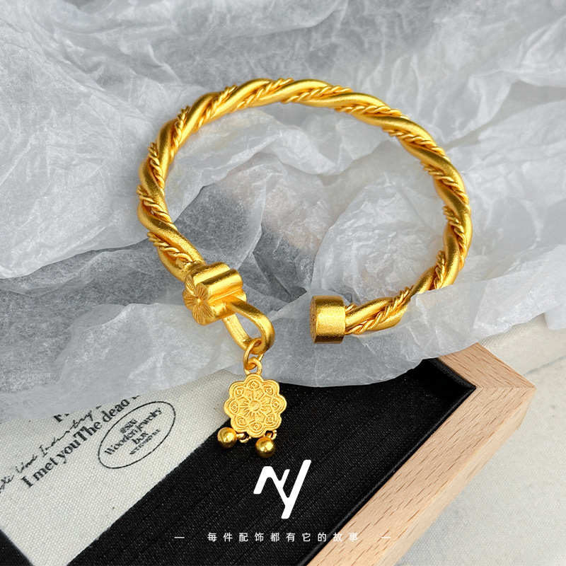 9999 AU750 18K real gold store - Ethnic Fashion Store avis et prix