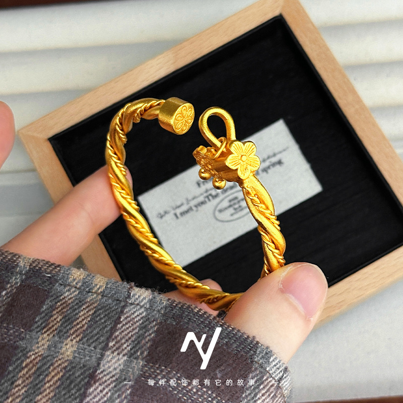 9999 AU750 18K real gold store - Ethnic Fashion Store avis et prix