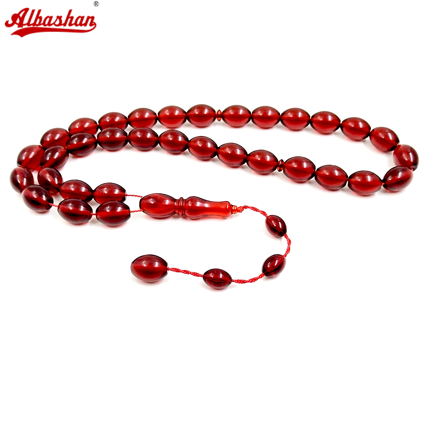 Tasbih Red resin 33 prayer bea - Ethnic Fashion Store avis et prix