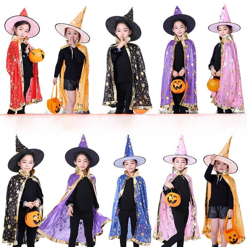 Halloween Witch Costume Cape W - Fashion Show Ethnic Wear avis et prix