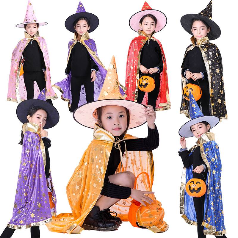 Halloween Witch Costume Cape W - Fashion Show Ethnic Wear avis et prix