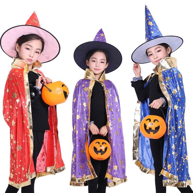 Halloween Witch Costume Cape W - Fashion Show Ethnic Wear avis et prix