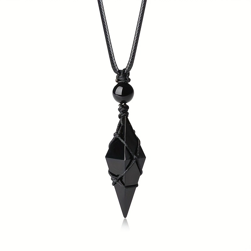 Black Obsidian Arrowhead Cryst - Ethnic Wear Men'S Fashion avis et prix