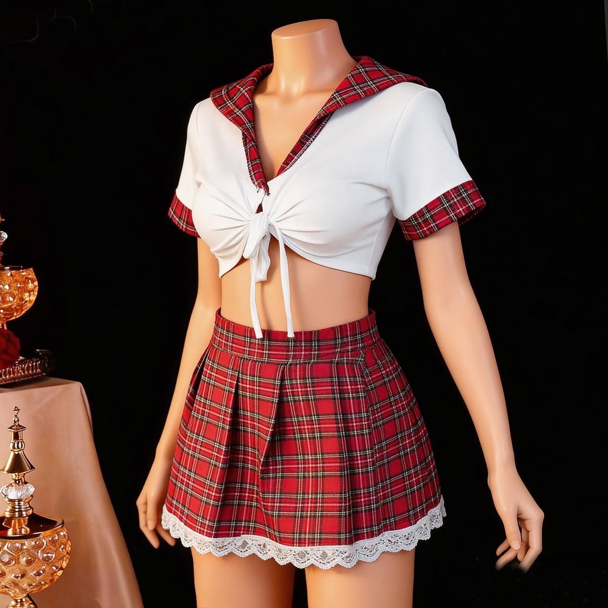 Red Sexy Lingerie Woman Porno  - Ethnic Outfit avis et prix