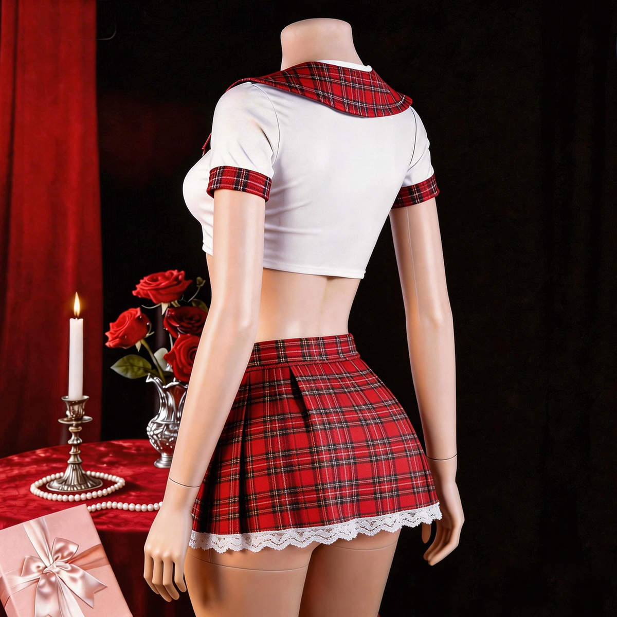 Red Sexy Lingerie Woman Porno  - Ethnic Outfit avis et prix
