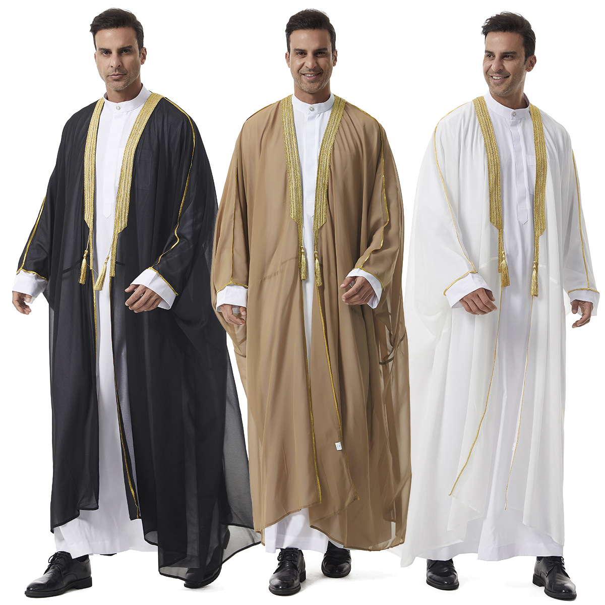 Muslim Robes for Men Long Slee - Ethnic Wear Men'S Fashion avis et prix