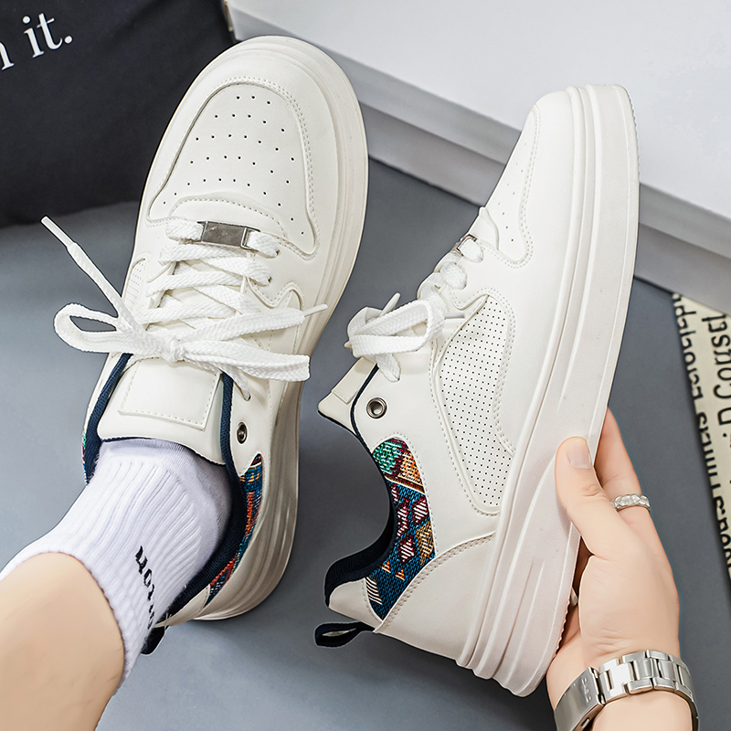 Men's White Platform Skate Sho - Ethnic Wear Men'S Fashion avis et prix